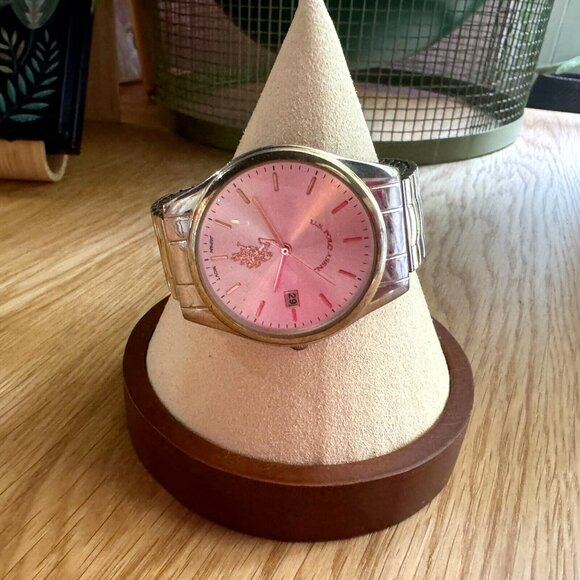 PRECISION by GRUEN 40mm Analog Wrist Watch, Two Tone Black/Gold - Picture 3 of 17